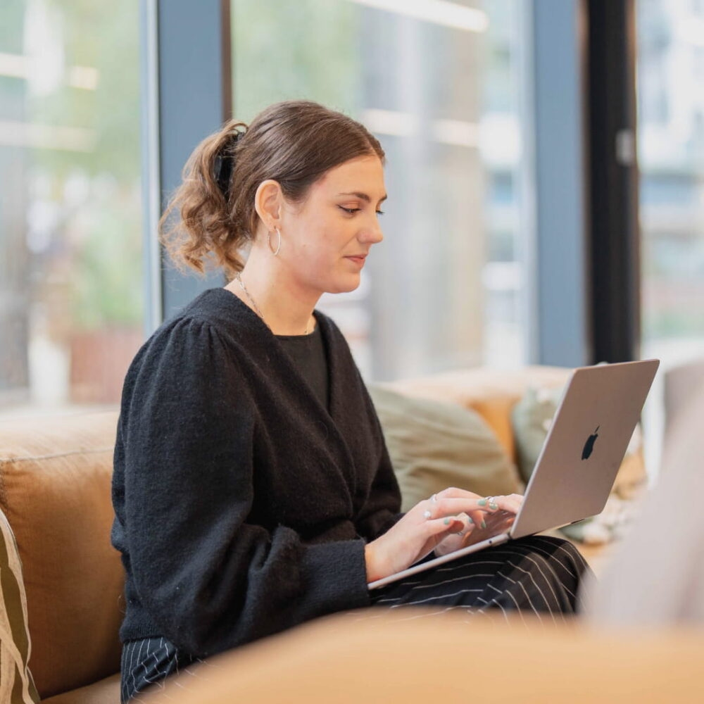Woman on laptop